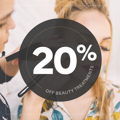 20% Off Beauty Treatments